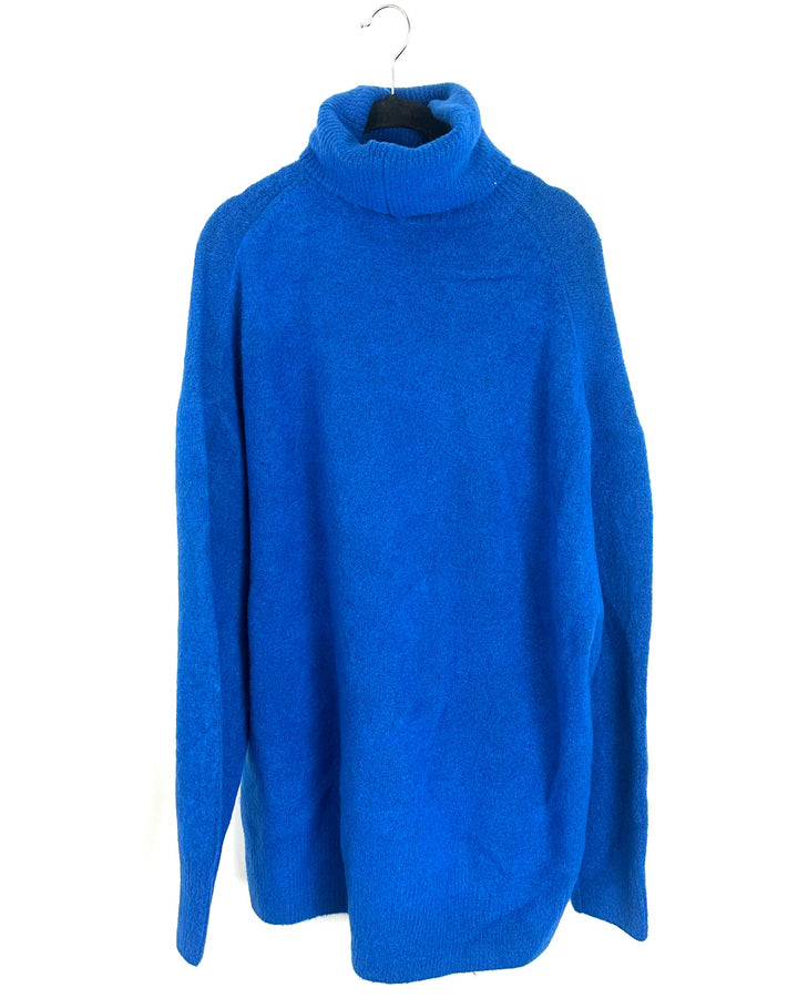 Blue Turtleneck Sweater - Size 6/8