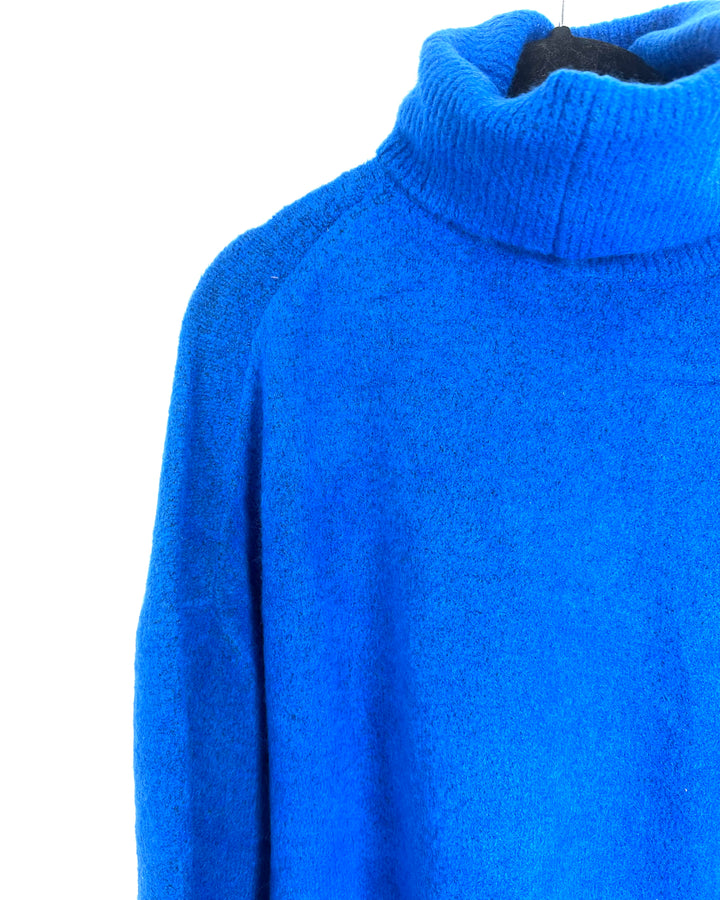 Blue Turtleneck Sweater - Size 6/8
