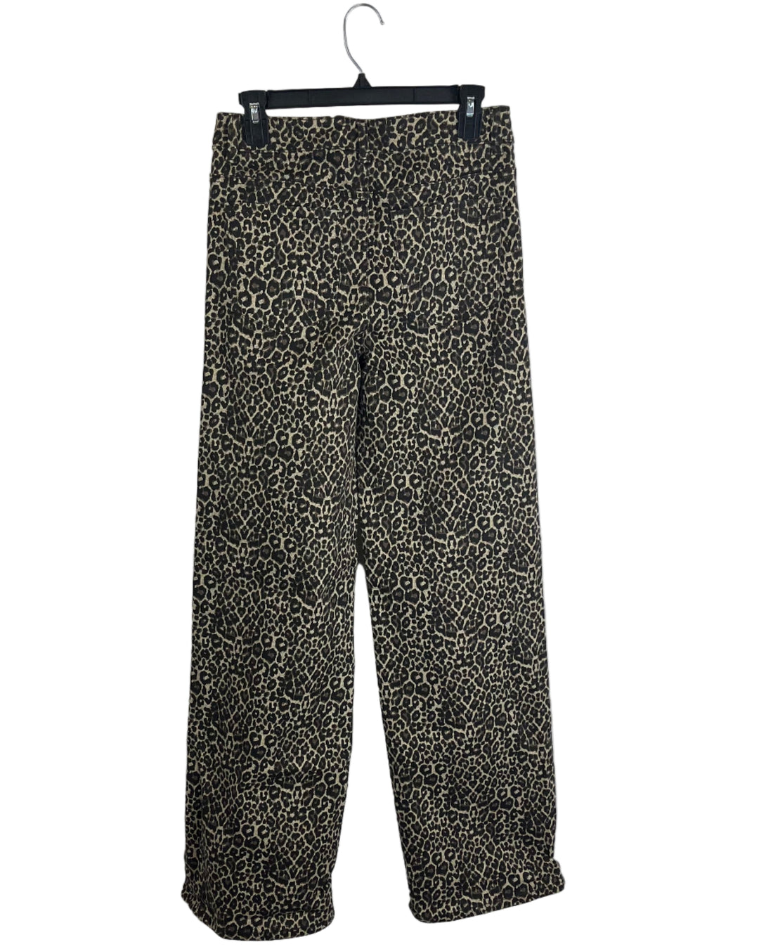 Leopard Print Jeans - Size 4