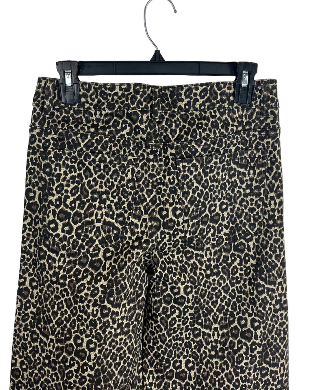 Leopard Print Jeans - Size 4