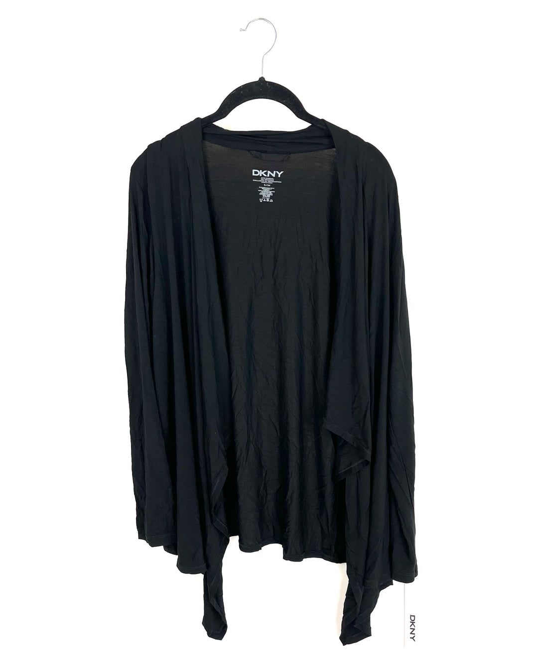 Black Long Sleeve Open Cardigan - Size 6/8
