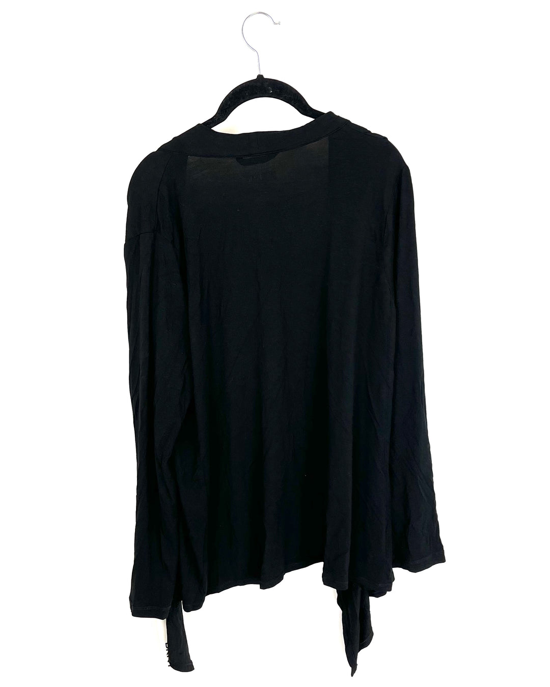 Black Long Sleeve Open Cardigan - Size 6/8