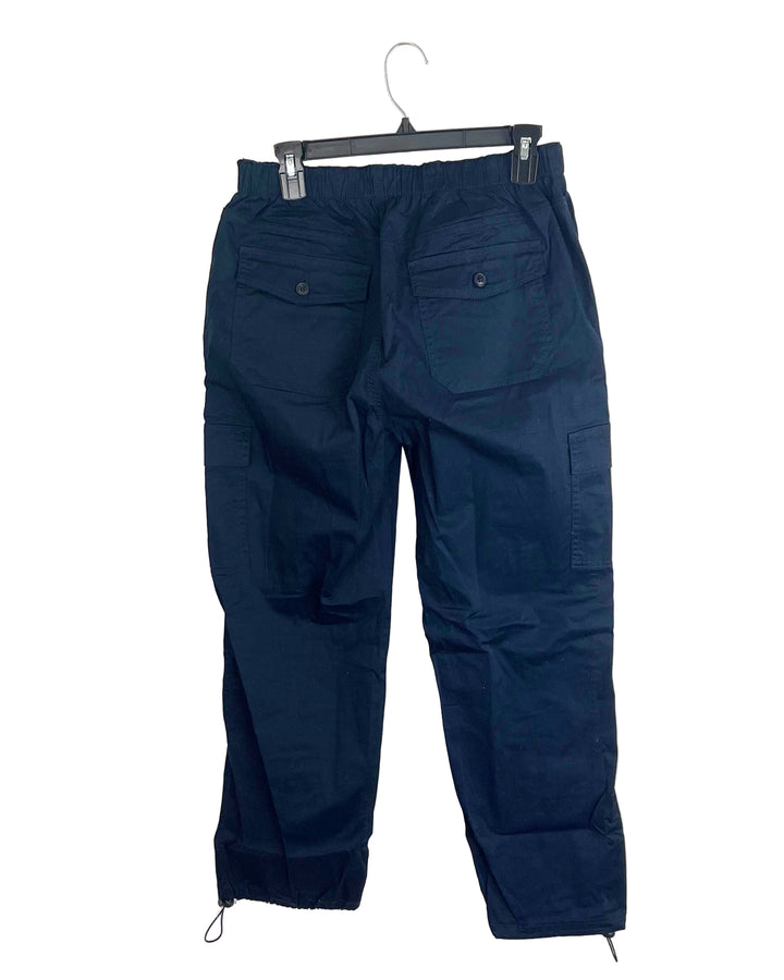 Navy Cargo Pants with Pockets - SIze 0/2