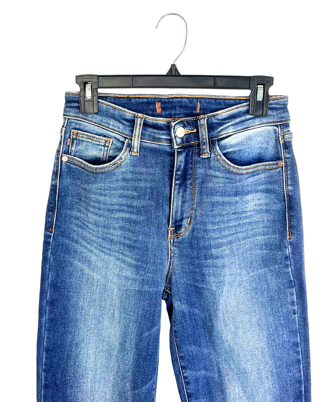 Dark Wash Straight Jeans - Size 0/2