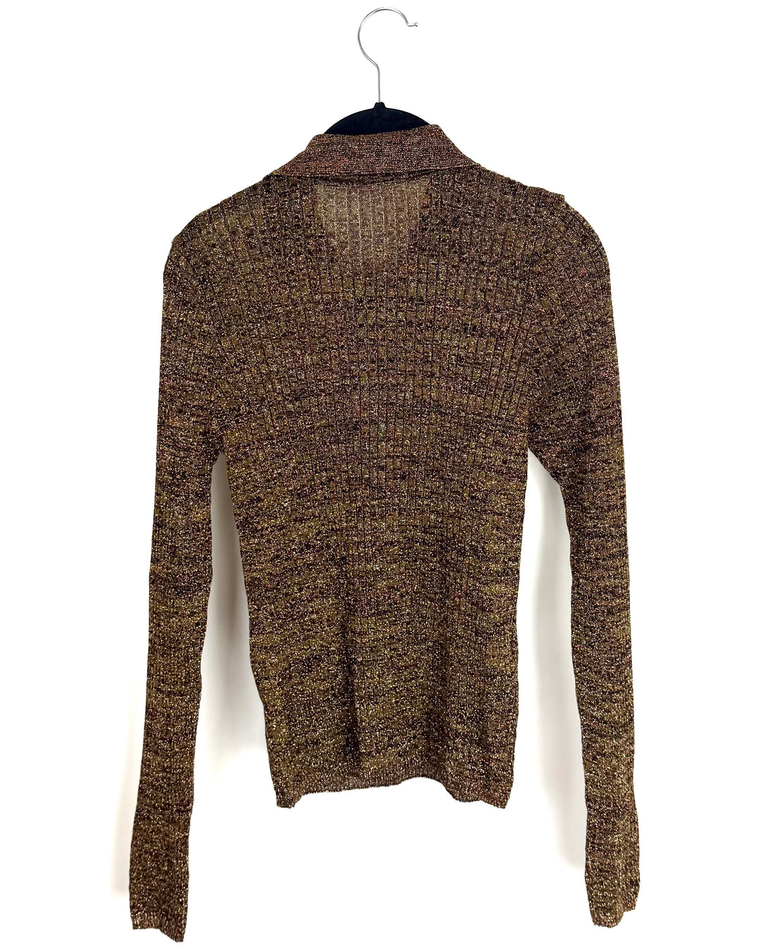 Bronze and Gold Metallic Top - Size 4/6