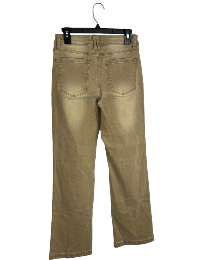 Tan Denim Pants - Size 2/4