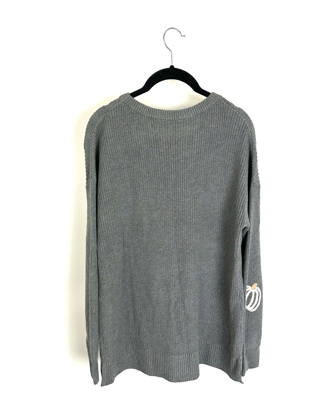 Gray Pumpkin Sweater - Size 4/6 & 6/8
