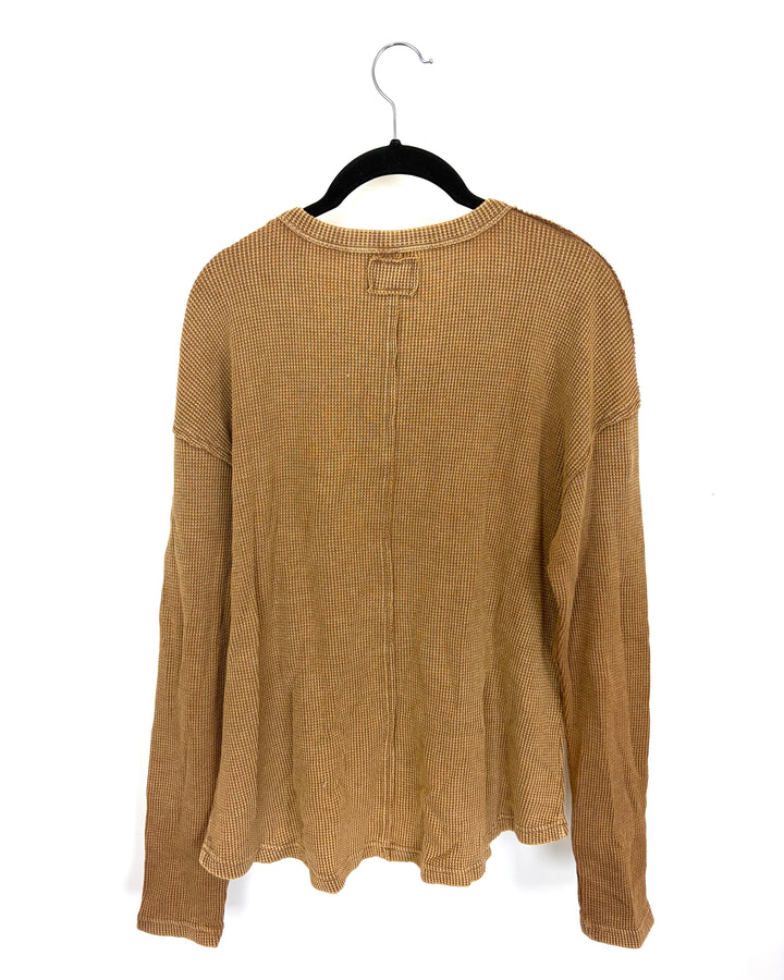 Beige Waffle Knit Top - Size 2/4