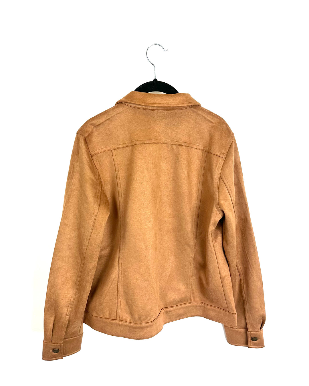 Tan Faux Suede Jacket - Size 6/8