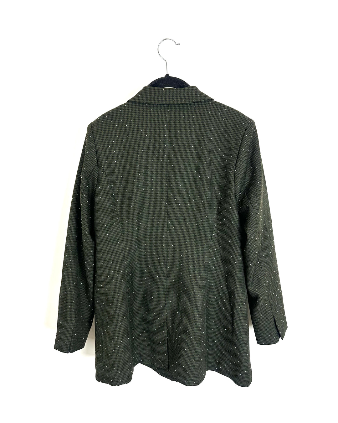 Green & Black Rhinestone Blazer - Size 6/8