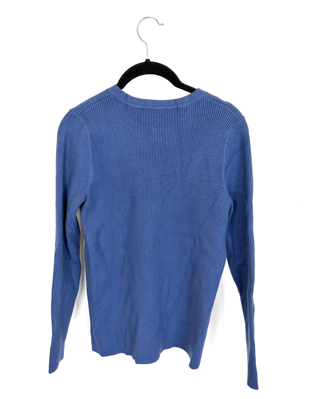 Capri Blue Ribbed Sweater - Size 2/4