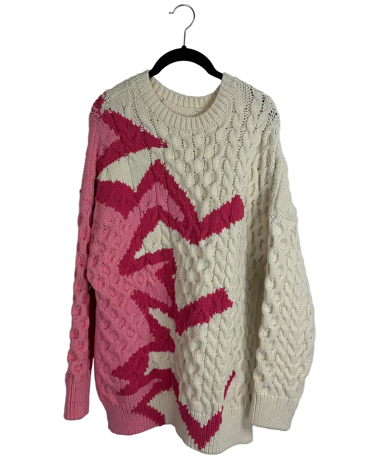 White knitted Sweater - Size 10/12