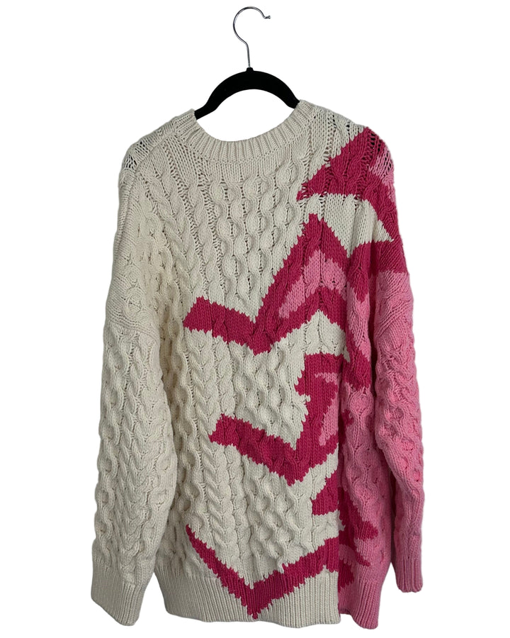 White knitted Sweater - Size 10/12