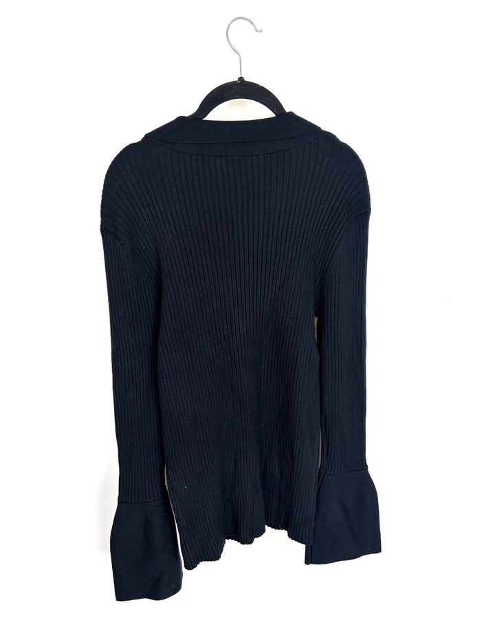 Ribbed Bell Sleeve Sweater- Size 4/6