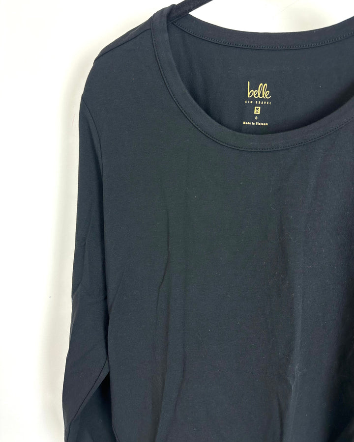 Black Basic Long Sleeve Top - Size 6/8