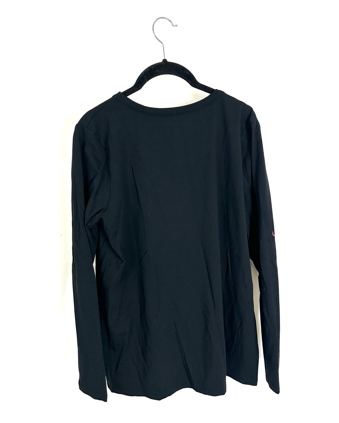 Black Basic Long Sleeve Top - Size 6/8