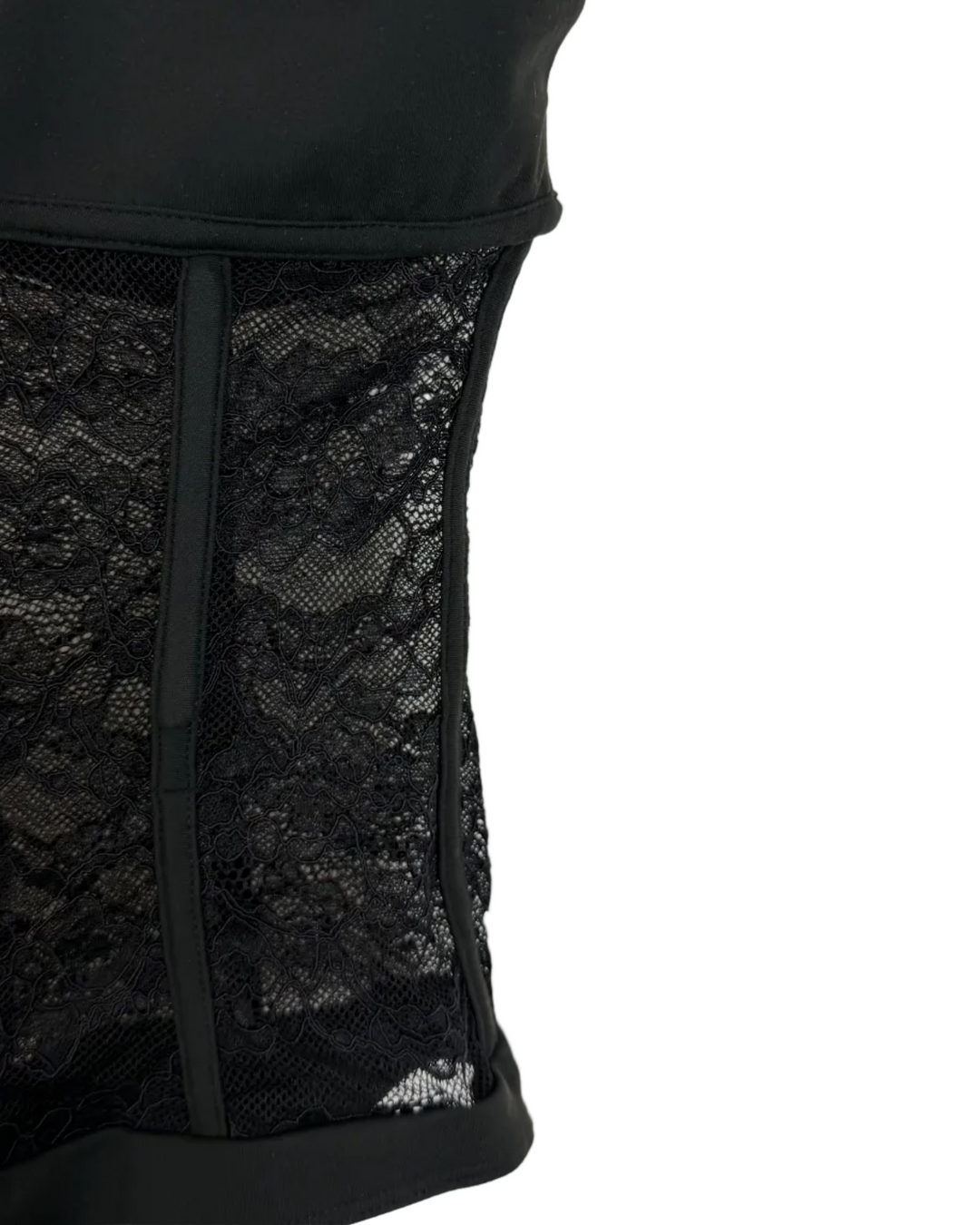 Midnight Lace Corset Bodysuit - Size 00/0