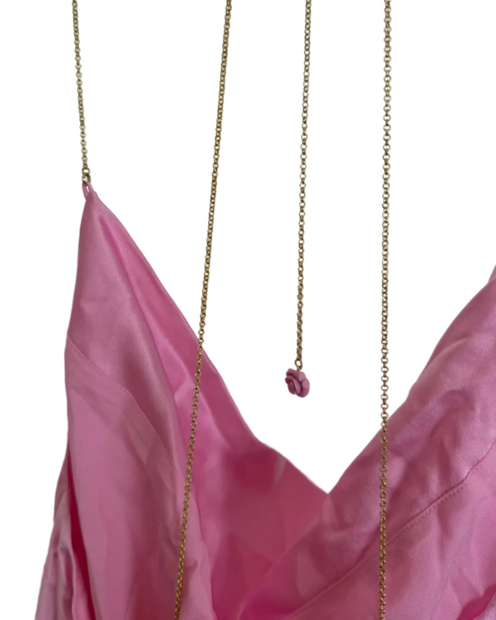 Bubblegum Pink Cowl Neck Cami - Size 0/2