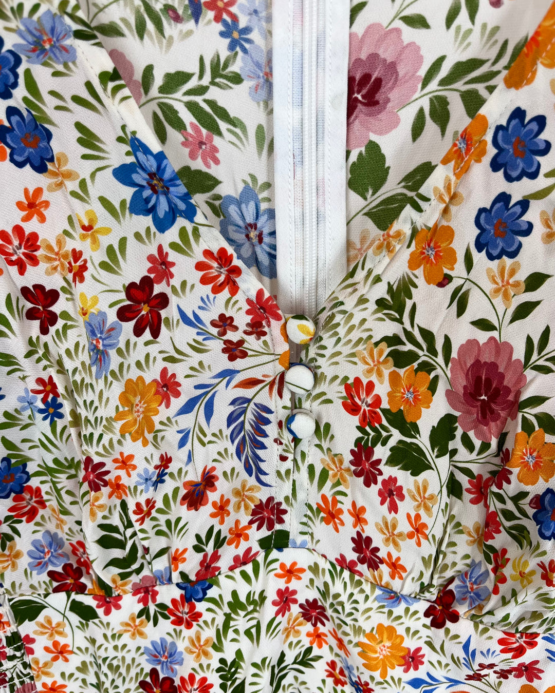 Multicolor Floral Dress - Size 4
