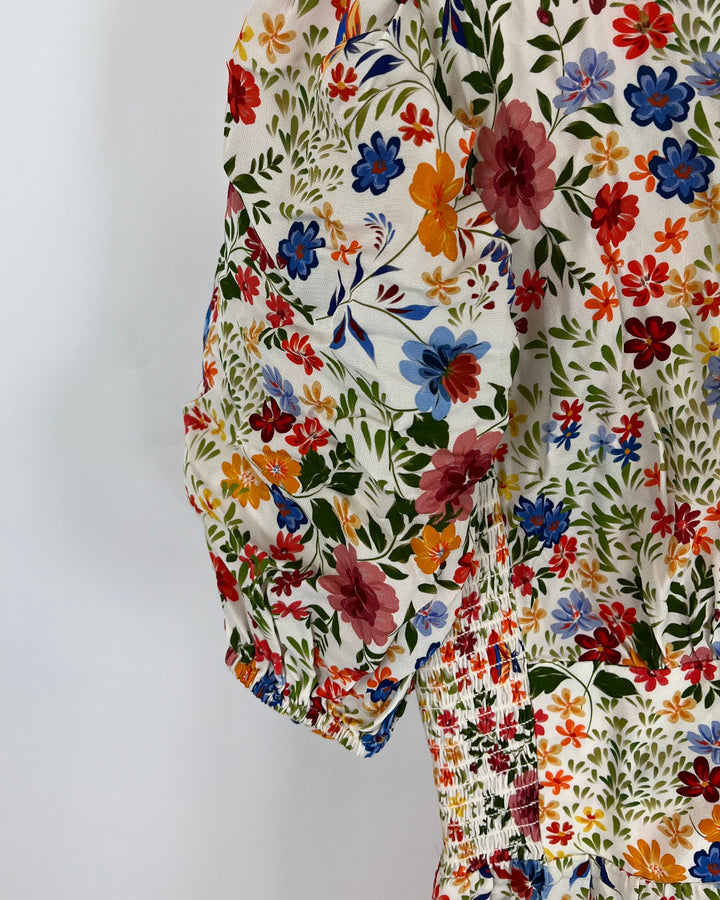 Multicolor Floral Dress - Size 4