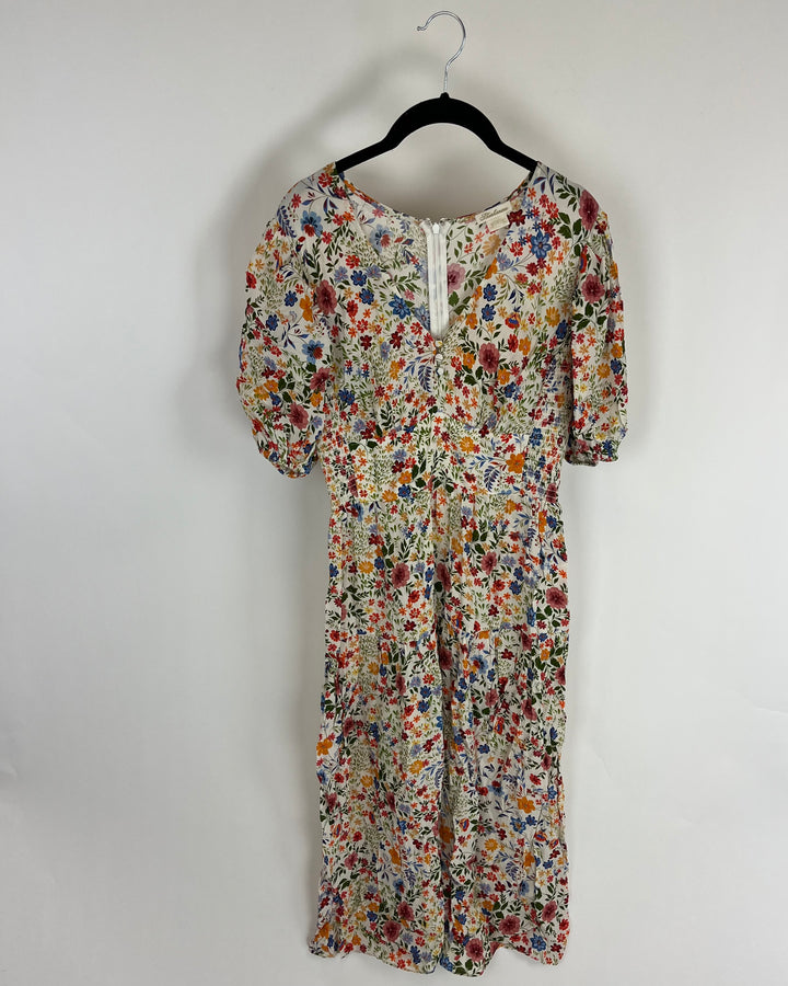 Multicolor Floral Dress - Size 4