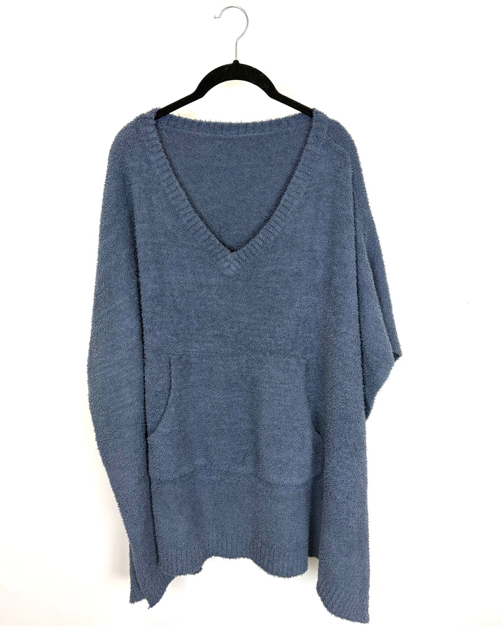 Ocean Blue Poncho - Size 8/10