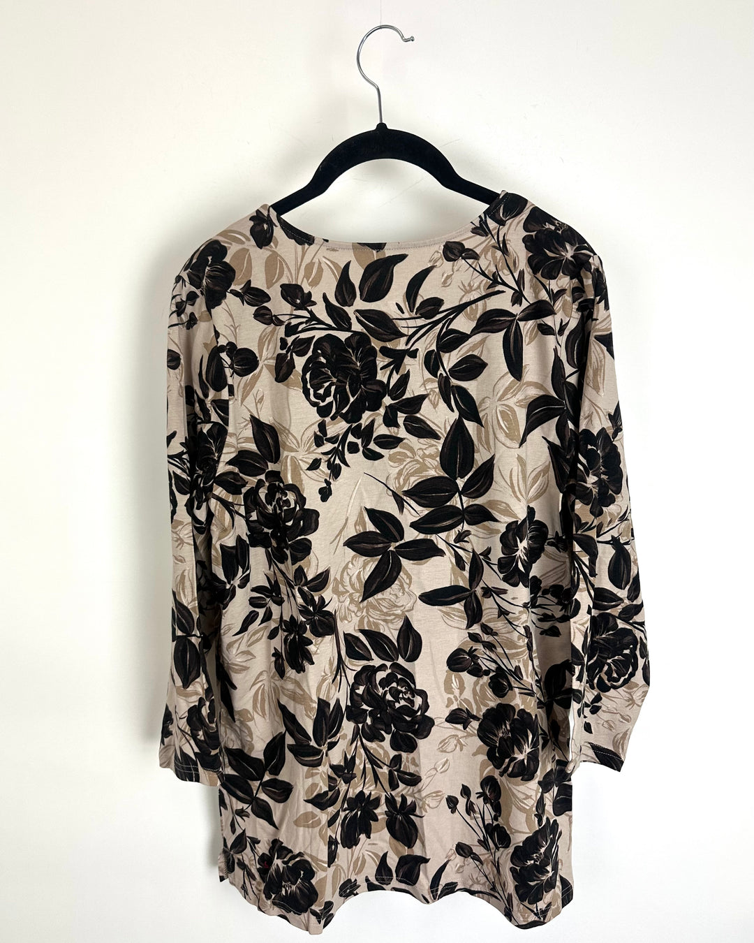 Brown Quarter Zip Top - Size 6/8