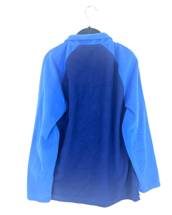 MENS Blue Half Zip - Medium
