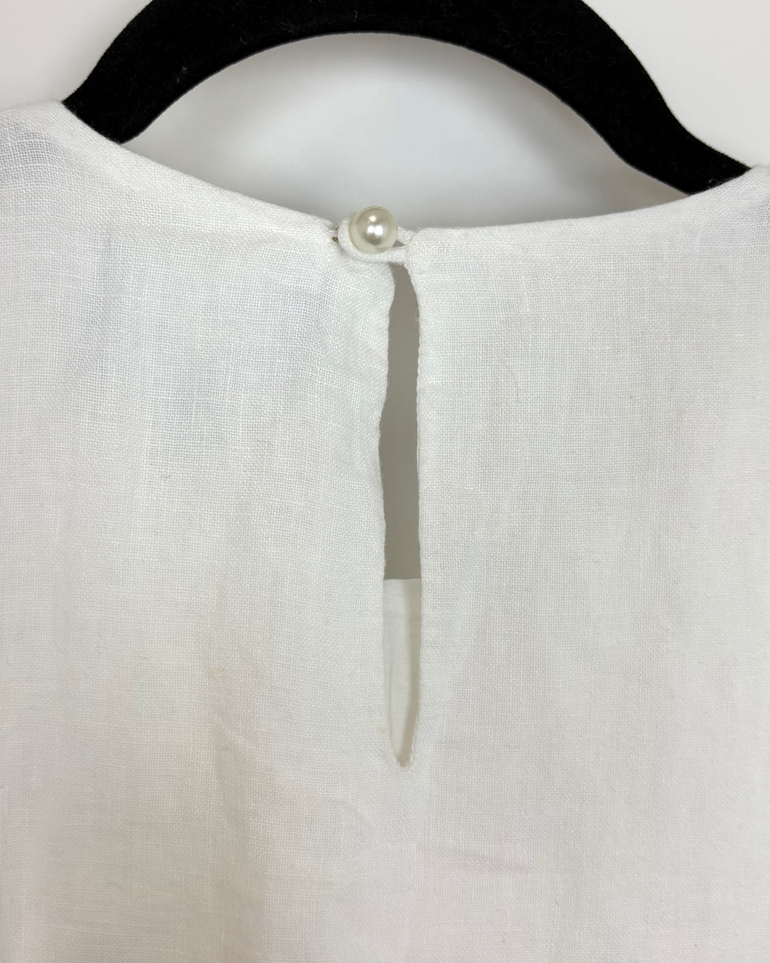 White Linen Top - Size 2/4