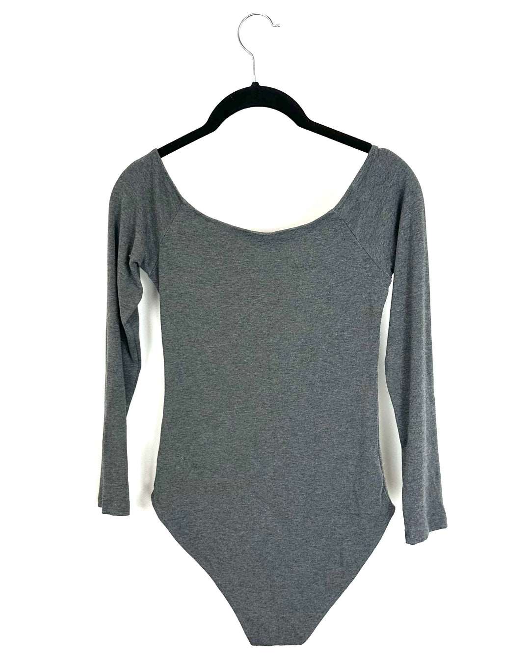 Gray Long Sleeve Bodysuit - Small