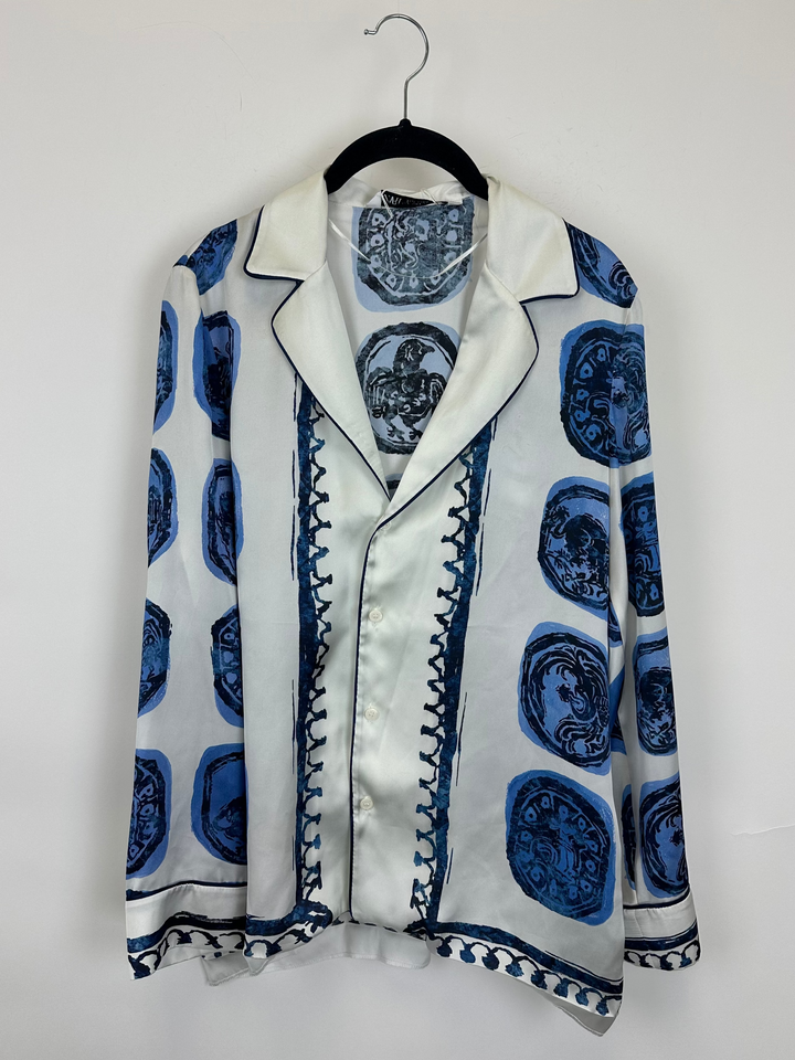 Zara Satin-Like Top - Small