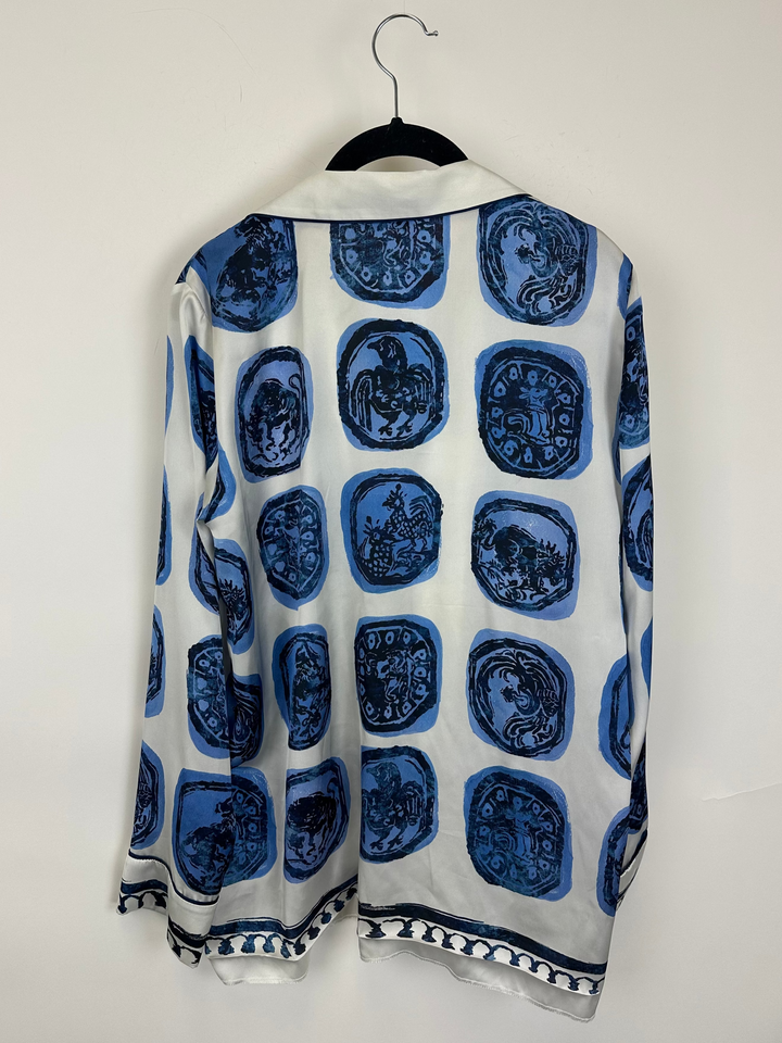 Zara Satin-Like Top - Small