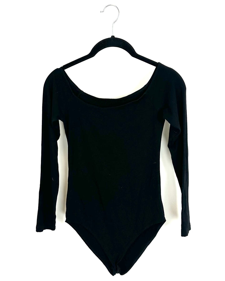 Black Long Sleeve Bodysuit - Extra Small