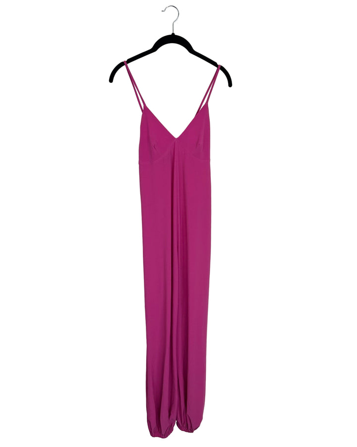Norma Kamali Pink Jogger Jumpsuit - Extra Small
