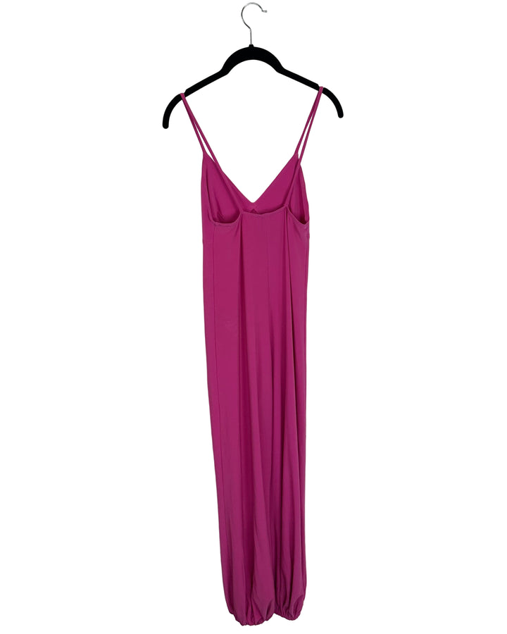 Norma Kamali Pink Jogger Jumpsuit - Extra Small