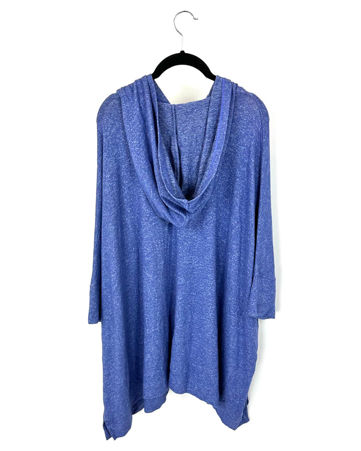 Blue Crop Sleeve Nightgown - Small