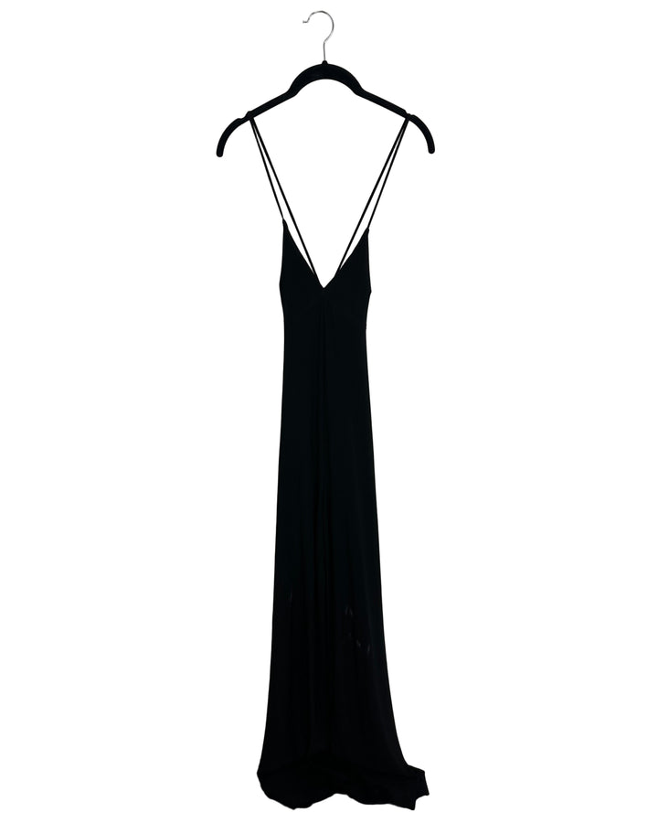 Norma Kamali Black Wide Leg Jumpsuit - Extra Small