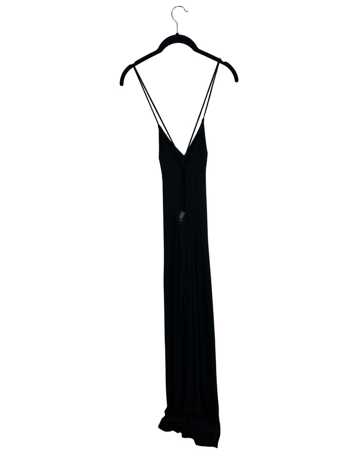 Norma Kamali Black Wide Leg Jumpsuit - Extra Small