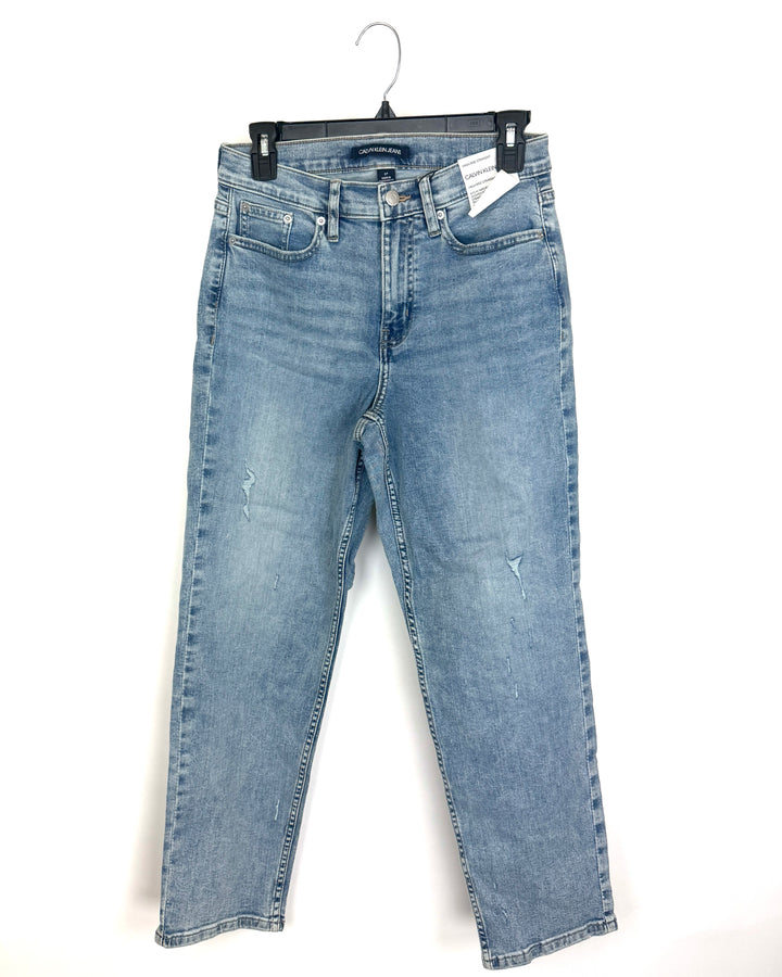 High Rise Straight Leg Jean - Size 27 Waist