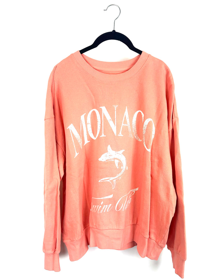 Coral Monaco Crew Neck - Size 4/6
