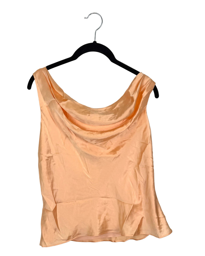 Off the Shoulder Peach Top - Size 2/4