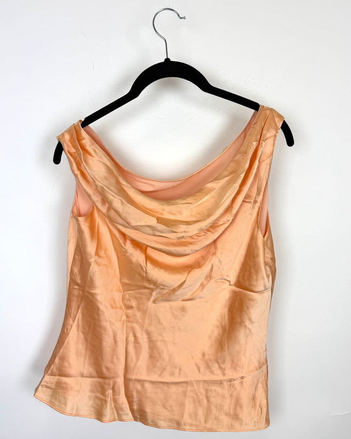 Off the Shoulder Peach Top - Size 2/4