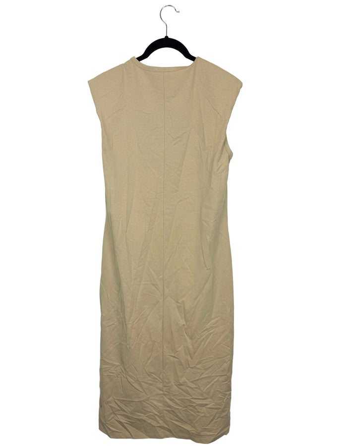 Light Brown Long Dress - Size 4/6 and 8/10