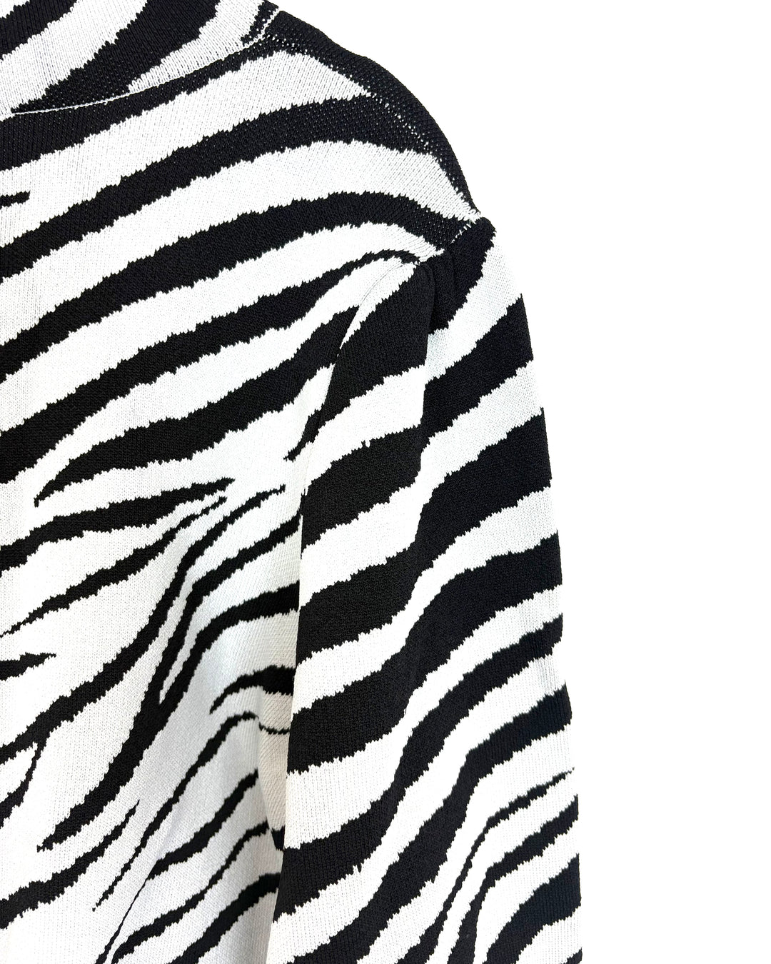 Gray Zebra Sweater - Size 6/8