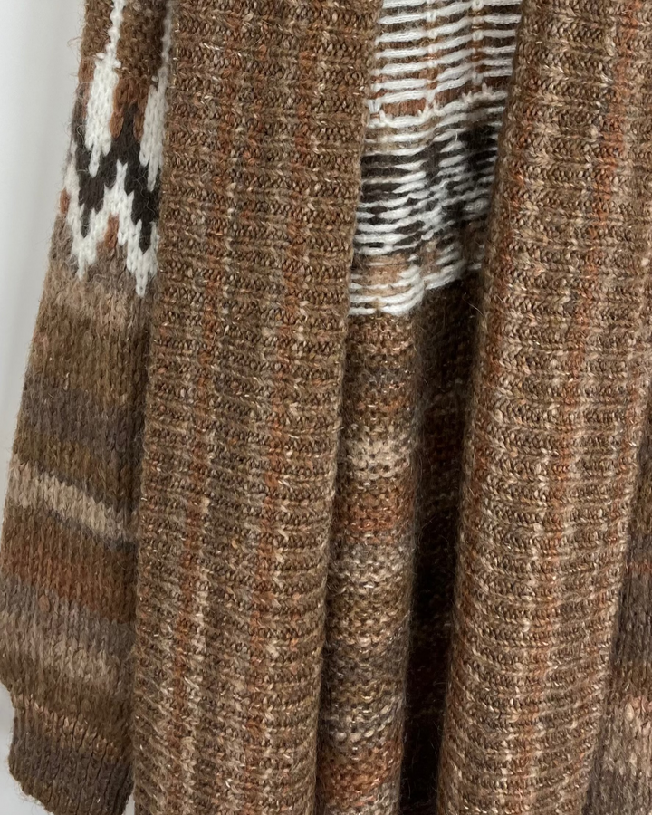 Brown Boho Cardigan- Size 6/8