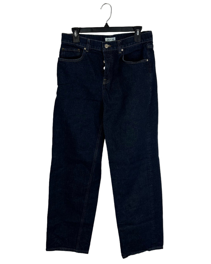 Grlfrnd Dark Wash Denim Jeans - Size 27