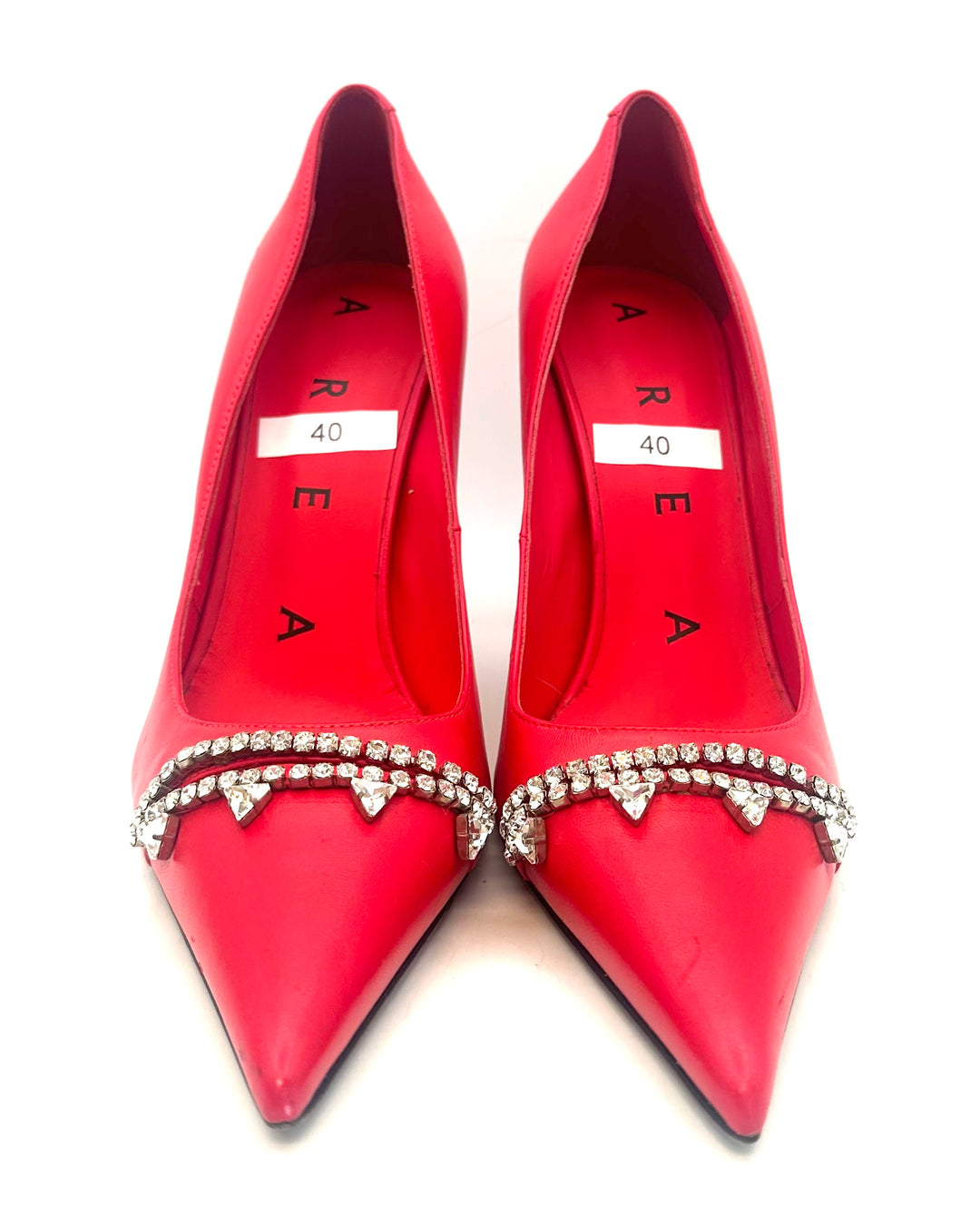Cherry Red Gem Pumps - Size 40