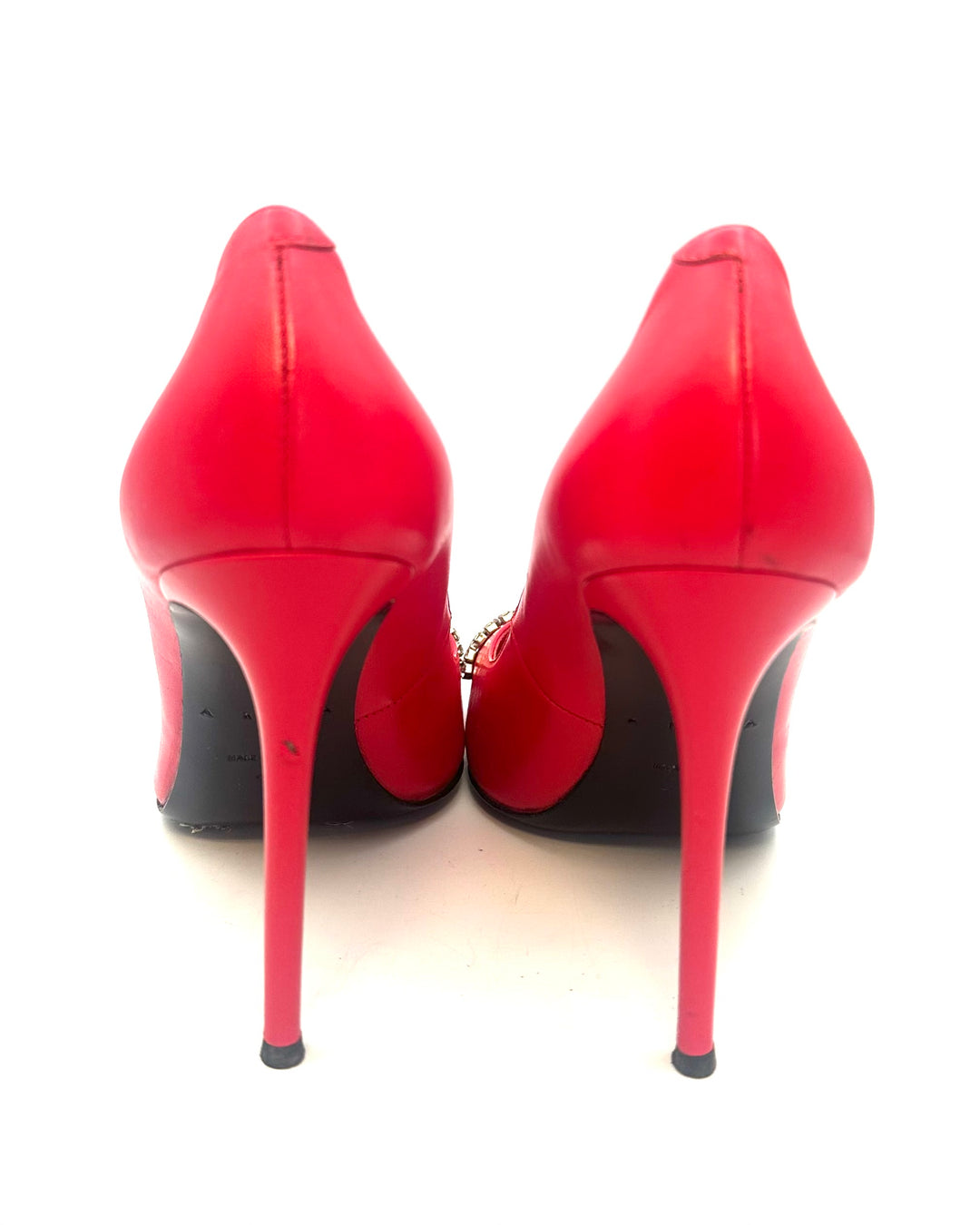 Cherry Red Gem Pumps - Size 40