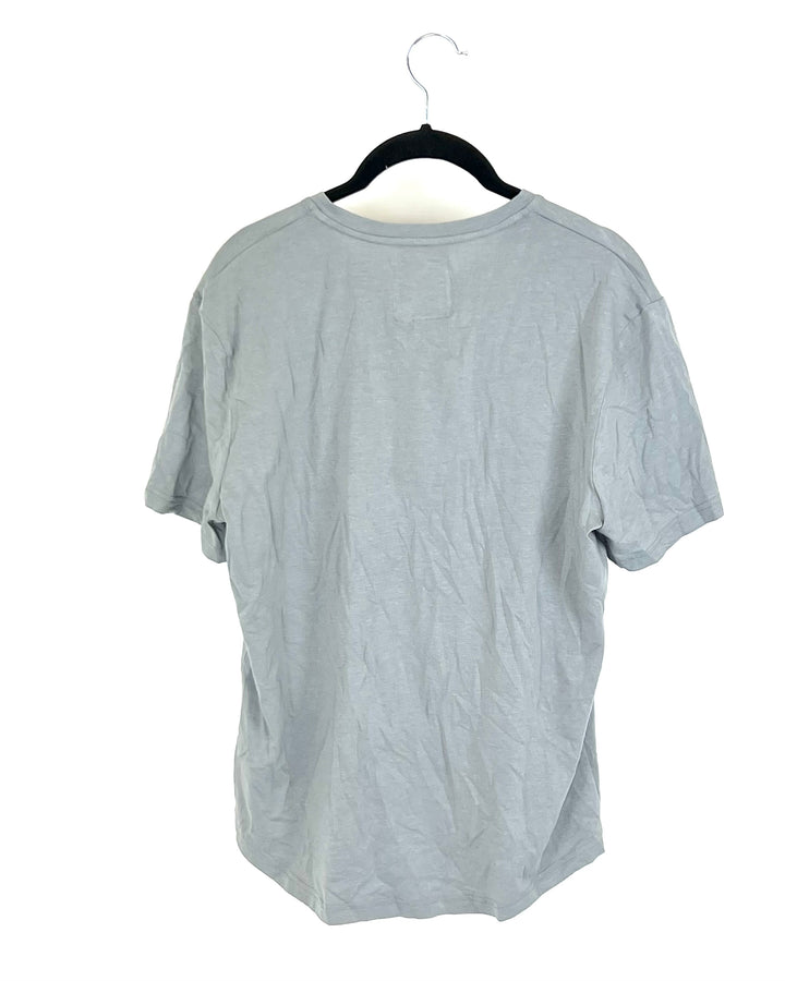 Grey Buttoned Lounge Top - Size 4/6