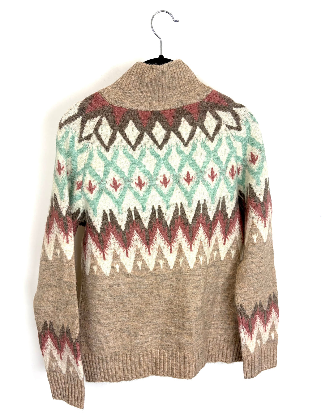 Multicolor Quarter-Zip Sweater – Size 4/6